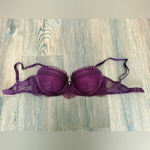 Victoria's Secret Deep Purple Lace Bra